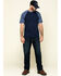 Hawx Men's Navy Midland Short Sleeve Baseball Work T-Shirt - Big , Navy, hi-res