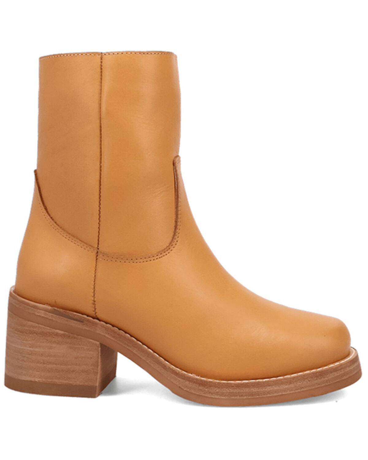 Image #2 - Dingo Women's Roxy Fashion Booties - Round Toe, Mustard, hi-res