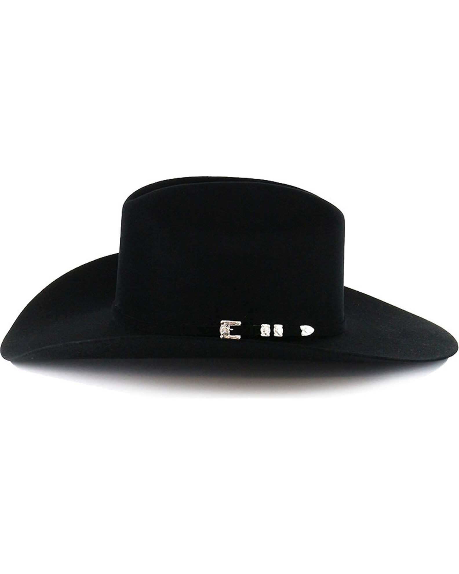 Image #5 - George Strait by Resistol Logan 6X Felt Cowboy Hat, Black, hi-res