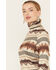 Image #2 - Tasha Polizzi Women's Zuri Southwestern Print Long Sleeve Turtleneck Top, Tan, hi-res