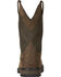 Ariat Groundbreaker Waterproof Western Work Boots - Steel Toe, Brn Bomber, hi-res
