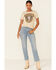 Image #2 - Paramount Network’s Yellowstone Women's Dutton Ranch Steerhead Graphic Short Sleeve Tee, Ivory, hi-res