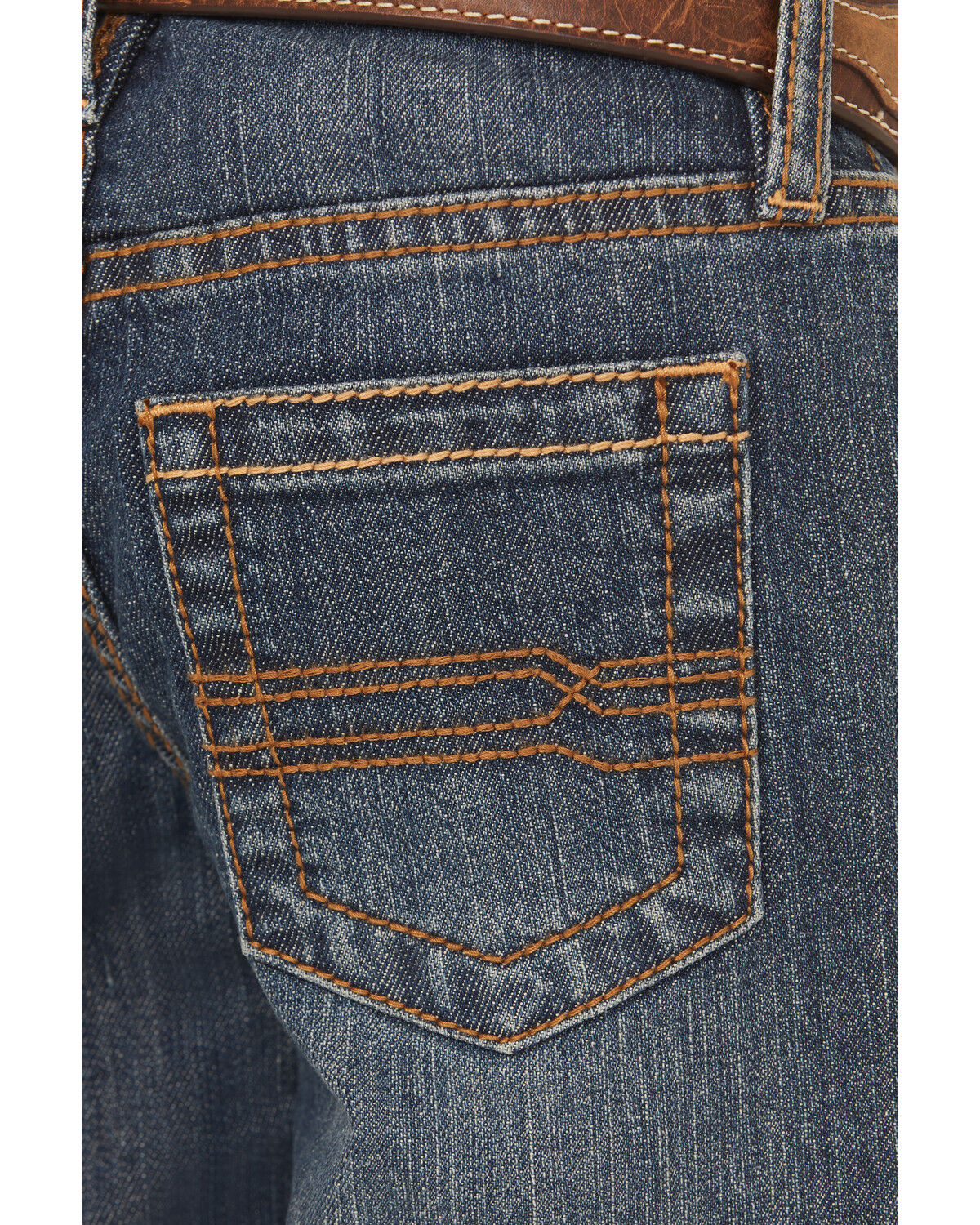 Image #4 - Cody James Little Boys' Wolfstooth Relaxed Bootcut Stretch Denim Jeans, Medium Wash, hi-res