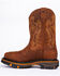 Cody James Men's 11" Decimator Western Work Boots - Steel Toe, Brown, hi-res