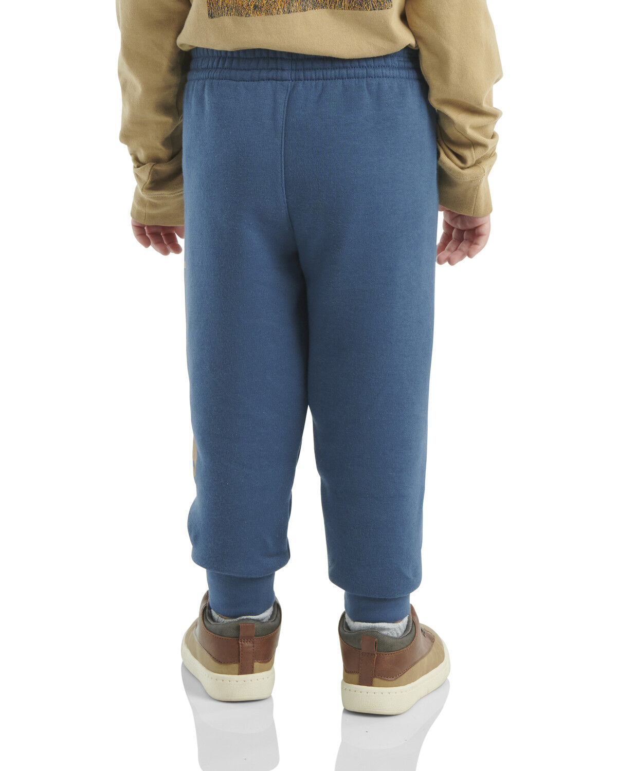 Image #3 - Carhartt Toddler Boys' Solid Logo Sweatpants, Blue, hi-res