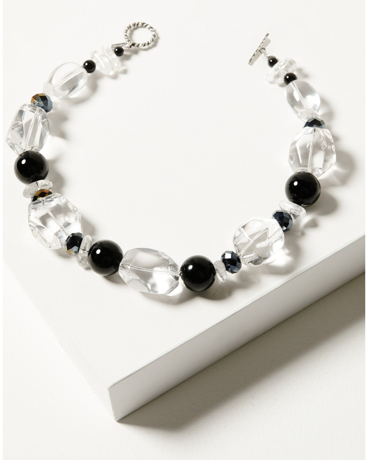 Image #2 - Paige Wallace Women's Quartz & Onyx Beaded Necklace, , hi-res