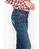 Ariat Women's R.E.A.L. Mid Rise Icon Stackable Straight Leg Jeans, Indigo, hi-res
