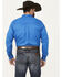 Image #4 - Cody James Men's Basic Twill Long Sleeve Button-Down Performance Western Shirt, Royal Blue, hi-res