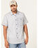 Image #1 - Brothers and Sons Men's Performance Short Sleeve Button Down Western Shirt, Navy, hi-res