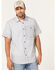 Image #1 - Brothers and Sons Men's Performance Short Sleeve Button Down Western Shirt , Navy, hi-res