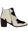 Image #2 - Myra Bag Women's Neotron Fashion Booties - Round Toe, Black/white, hi-res