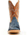 Image #4 - Cody James Men's Exotic Python Vulturno Western Boots - Broad Square Toe, Blue, hi-res