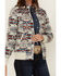 Image #3 - Shyanne Women's Maya Southwestern Print Softshell Bomber Jacket, Cream, hi-res