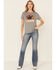 Image #2 - White Crow Women's This Country Needs More Cowboys Graphic Short Sleeve Tee, Charcoal, hi-res
