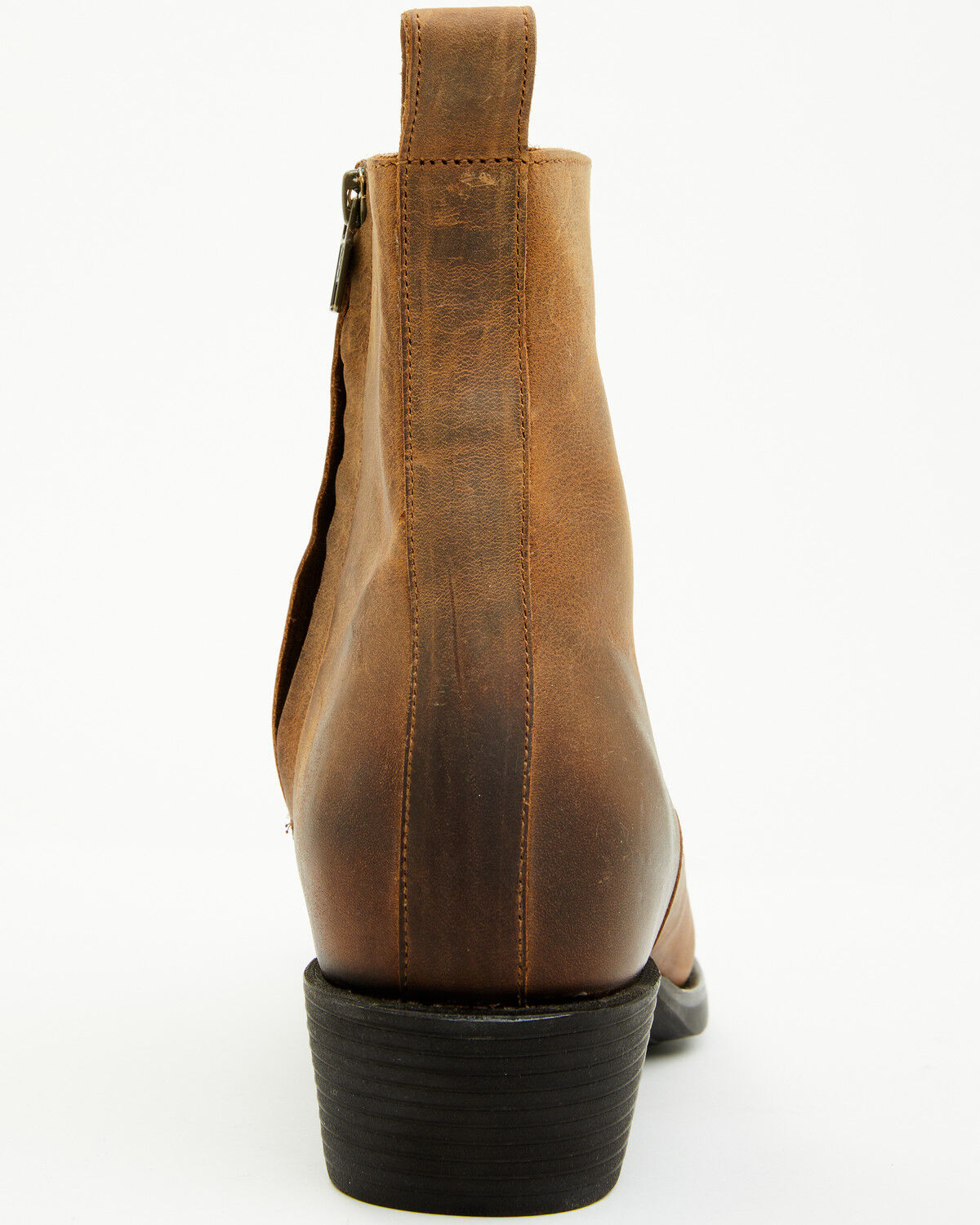 Image #5 - Cody James Men's Larsen Western Ankle Boots - Round Toe, Brown, hi-res