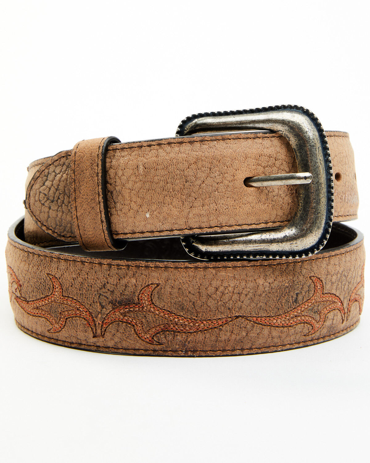 Image #1 - Moonshine Spirit Men's Cutaway Leather Belt, Brown, hi-res