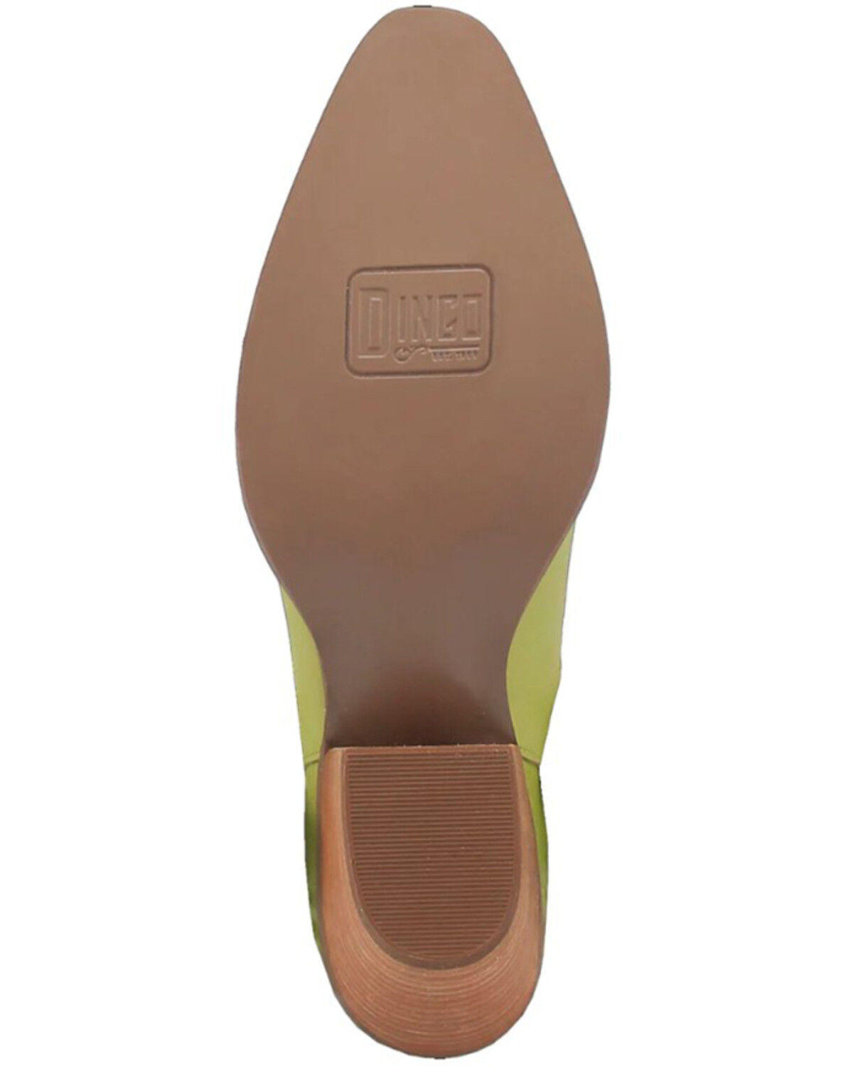 Image #7 - Dingo Women's Fine N' Dandy Leather Booties - Snip Toe, Moss Green, hi-res