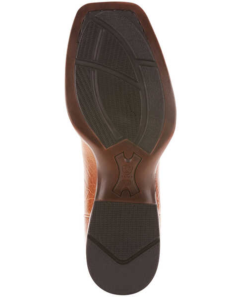Image #5 - Ariat Men's Plano Western Performance Boots - Broad Square Toe, Lt Brown, hi-res
