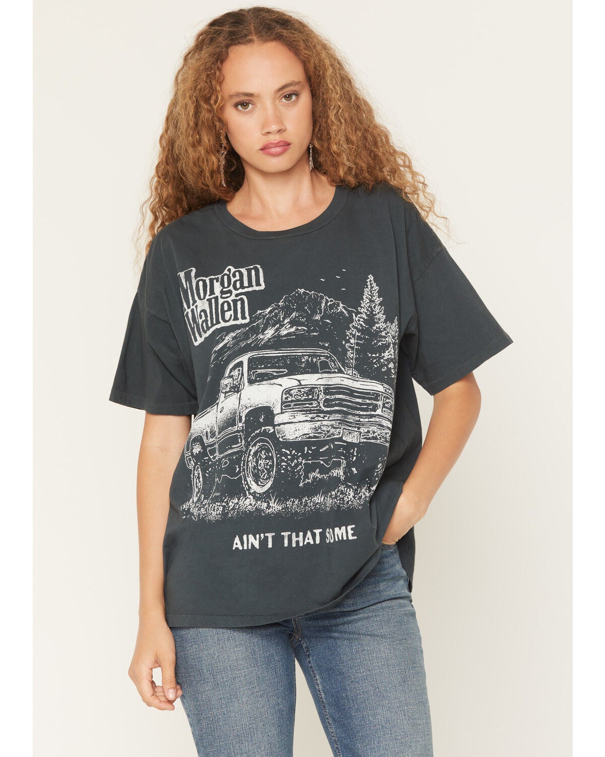 Image #1 - Day Dreamer Women's Morgan Wallen Ain't That Short Sleeve Graphic Tee, , hi-res
