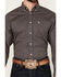 Image #3 - Ariat Men's Wrinkle Free Fields Printed Long Sleeve Button-Down Western Shirt, Navy, hi-res