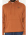 Image #3 - Ariat Men's Logo Graphic Hooded Sweatshirt - Tall, Rust Copper, hi-res