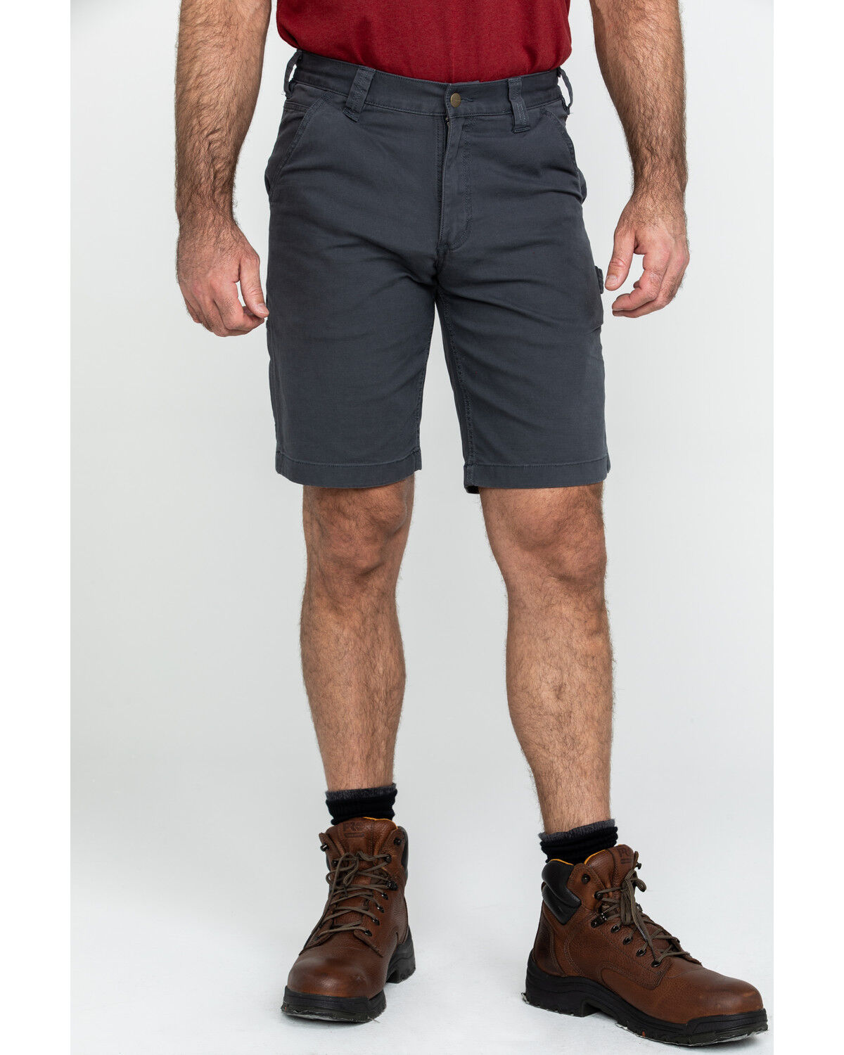 Image #1 - Carhartt Men's 11" Rugged Flex® Dungaree Rigby Work Shorts, Dark Grey, hi-res