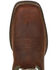 Image #6 - Durango Men's Army Green USA Western Performance Boots - Square Toe, Brown, hi-res