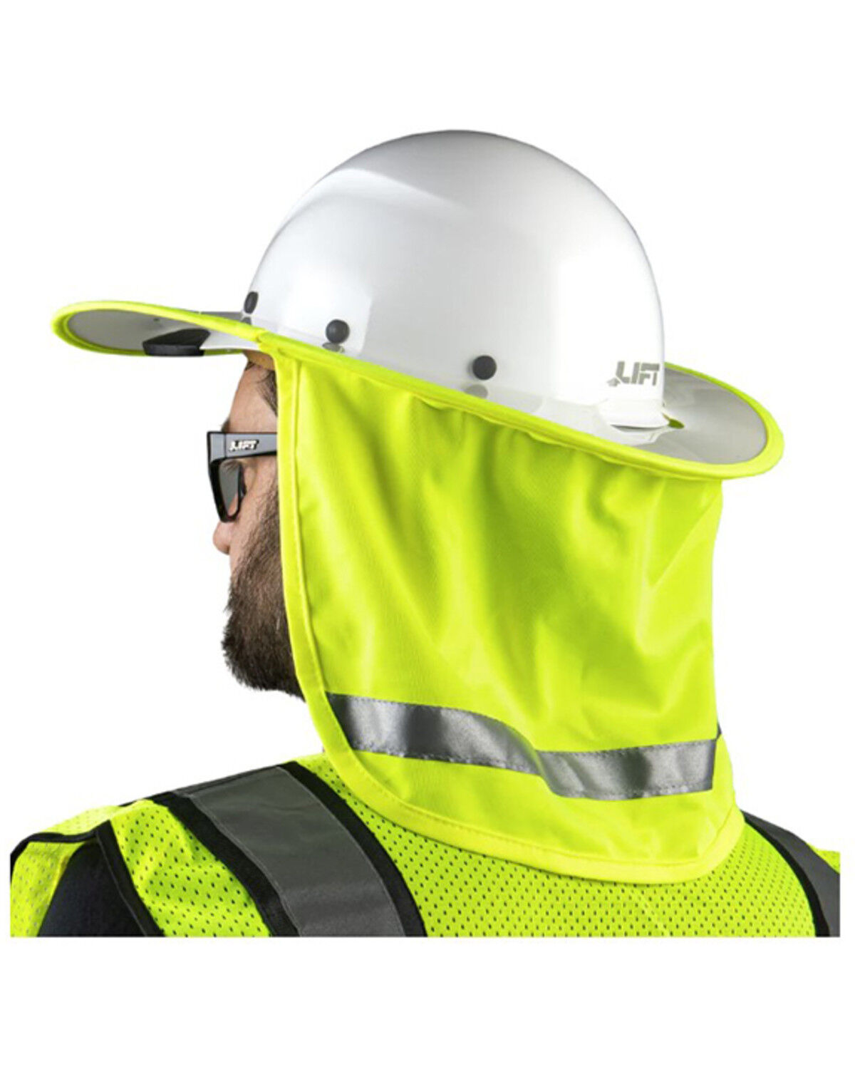 Image #1 - Lift Safety Dax Sunshade for Full Brim, Green, hi-res