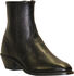Abilene Boots Men's Zipper Short Dress Boots, Black, hi-res