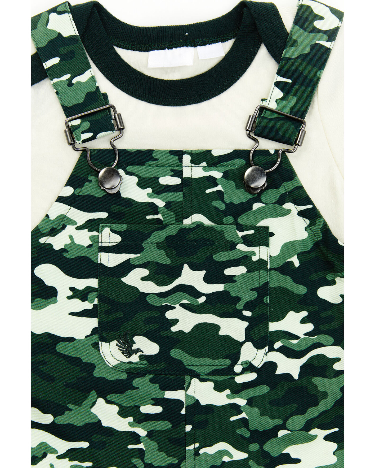 Image #2 - Cody James Infant Boys' Camo Print Onesie & Shortalls Set - 2-Piece, Multi, hi-res