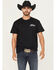 Image #2 - Buckwear Men's Ford Camo Flag Short Sleeve Graphic T-Shirt, Black, hi-res