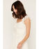 Image #2 - Ash & Violet Women's Corset Midi Dress, Ivory, hi-res