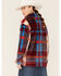 Image #3 - Show Me Your Mumu Women's Plaid Whistler Shirt Jacket, Blue/red, hi-res