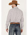 Image #4 - Wrangler 20X Men's Geo Print Long Sleeve Snap Western Shirt, White, hi-res