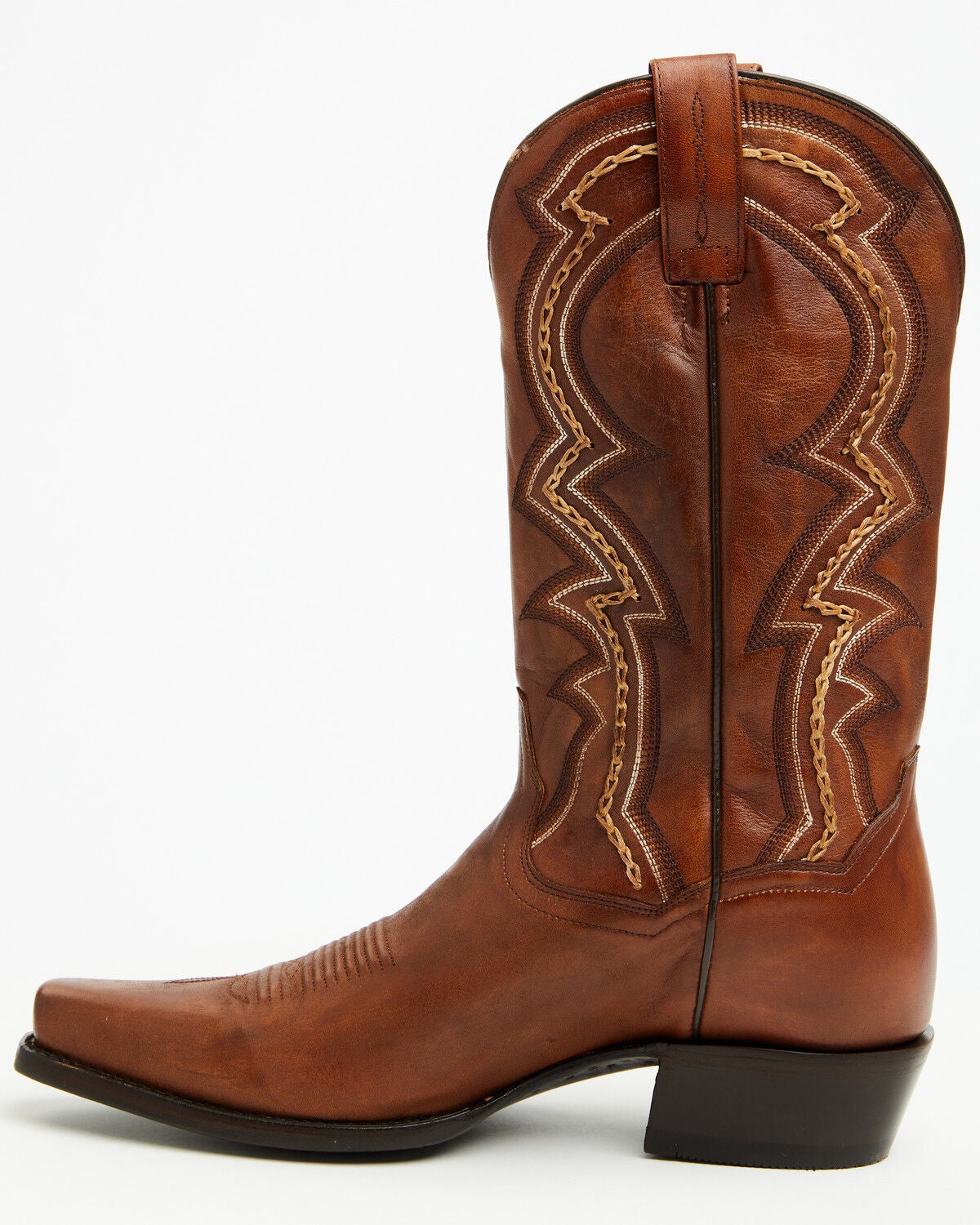 Image #3 - Dan Post Men's Gallup Western Boots - Snip Toe, Brown, hi-res