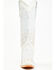 Image #4 - Corral Women's Crystal Embroidered Tall Western Boots - Snip Toe, White, hi-res