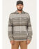 Image #1 - Brothers and Sons Men's Fine Line Stripe Everyday Long Sleeve Button Down Western Flannel Shirt , Sand, hi-res
