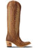 Image #2 - Lane Women's Jentry Knee High Western Boots - Round Toe, Brown, hi-res