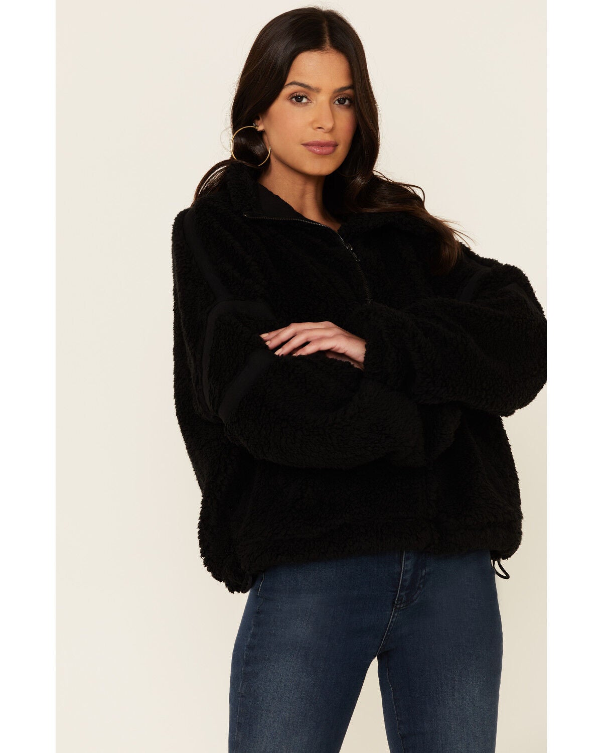 Image #1 - Free People Women's Nantucket Fleece Pullover, , hi-res