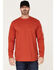 Image #1 - Cody James Men's FR Logo Long Sleeve Work T-Shirt, Red, hi-res