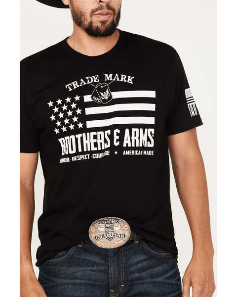 Image #3 - Brothers & Arms Men's Trademark Legit Dog Tag T-Shirt, Black, hi-res