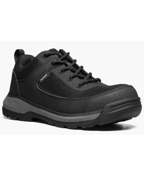 Bogs Men's Shale Low ESD Lace-Up Work Boots - Composite Toe, Black, hi-res