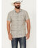 Image #1 - Pendleton Men's Deacon Printed Short Sleeve Button-Down Western Shirt , Grey, hi-res