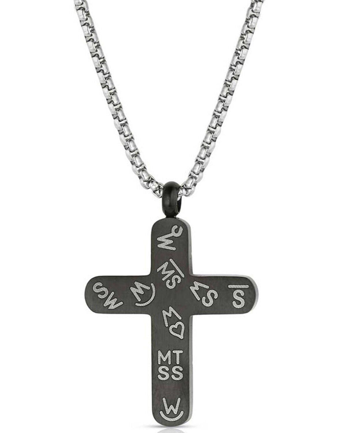 Image #2 - Montana Silversmiths Men's King of Kings Necklace, Silver, hi-res