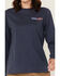 Image #3 - Wrangler Women's FR Americana Long Sleeve Graphic Work T-Shirt, Navy, hi-res