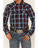 Image #3 - Cody James Boys' Plaid Print Long Sleeve Snap Western Shirt, Red, hi-res