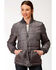 Image #1 - Roper Women's Gray Poly Quilted Jacket , Grey, hi-res