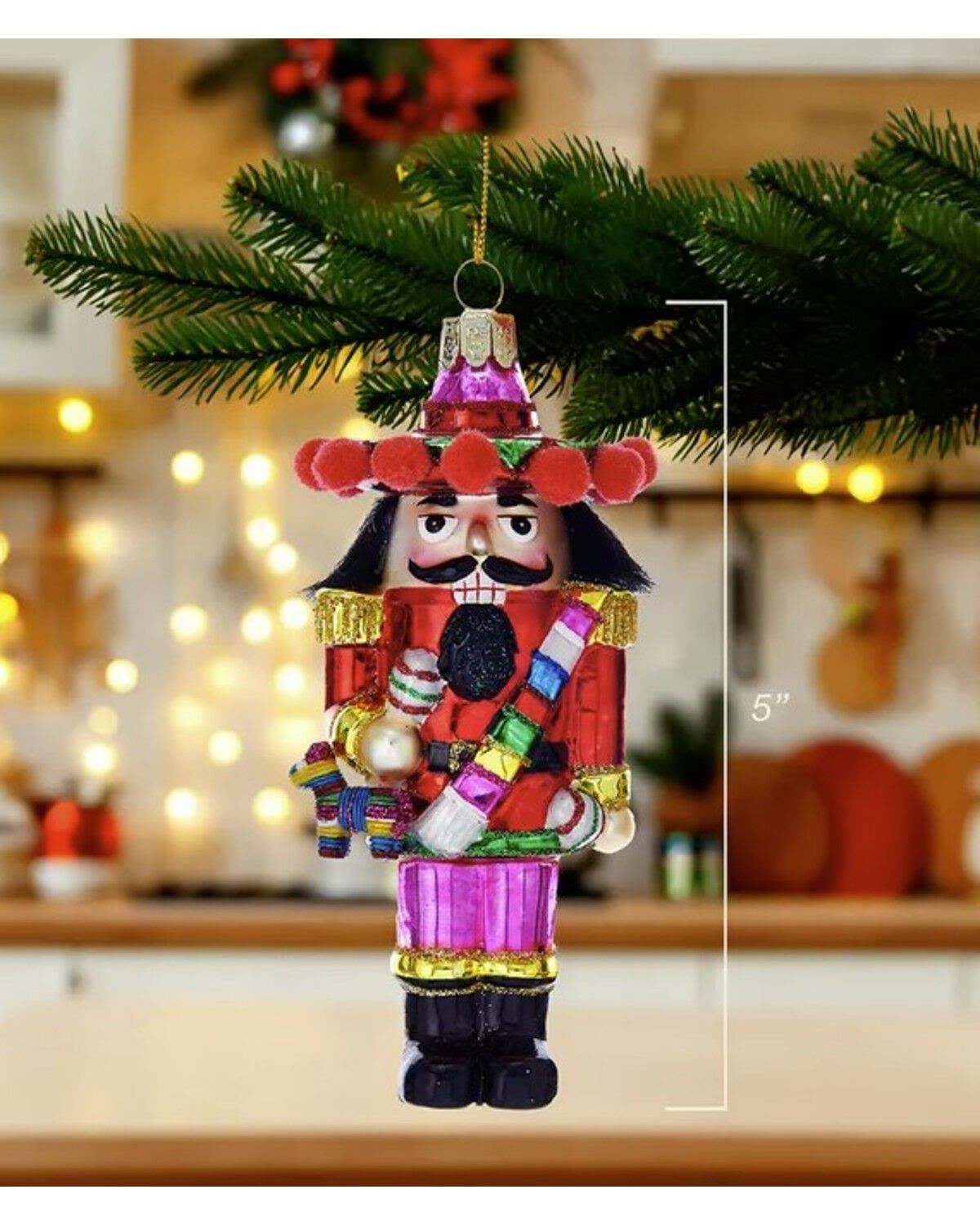 Kurt Adler Noble Gems Nutcracker Ornament