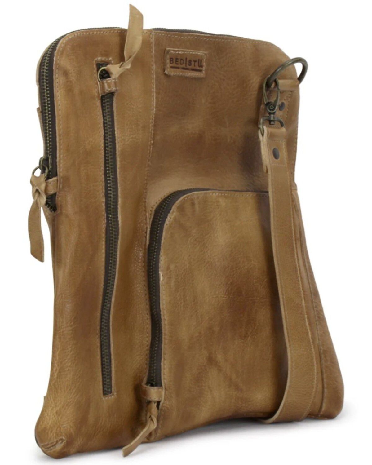 Image #2 - Bed Stu Women's Aiken Crossbody Bag, Tan, hi-res
