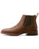 Image #2 - Ariat Men's Booker Ultra Chelsea Boots - Broad Square Toe, Brown, hi-res